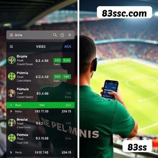 Aplicativo móvel 83ss para iOS e Android